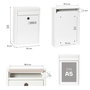 Boîte aux lettres Arregui Blanc Acier 22 X 8 X 32 cm