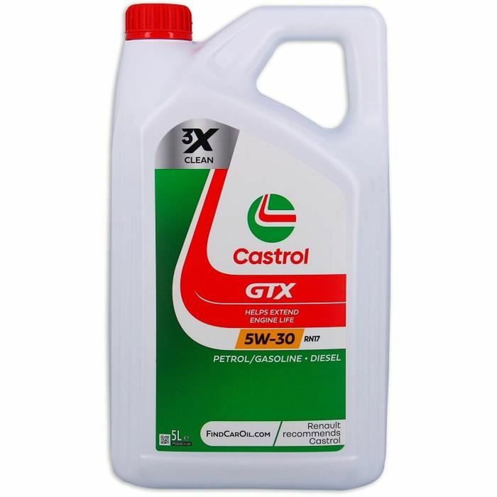 Castrol GTX 5W-30 RN17 Huile moteur 5 L