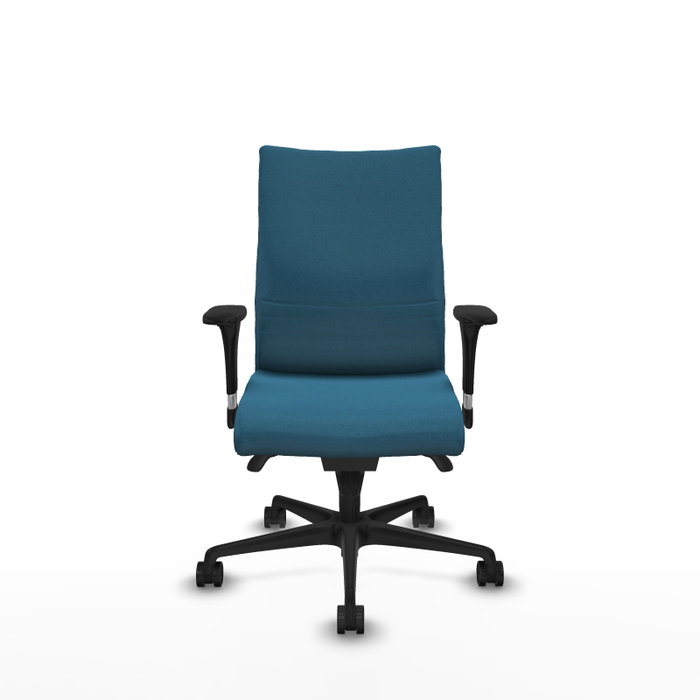Piqueras Y Crespo Albacete Chaise de Bureau Executive, Vert Pétrole, Mécanisme Synchrone