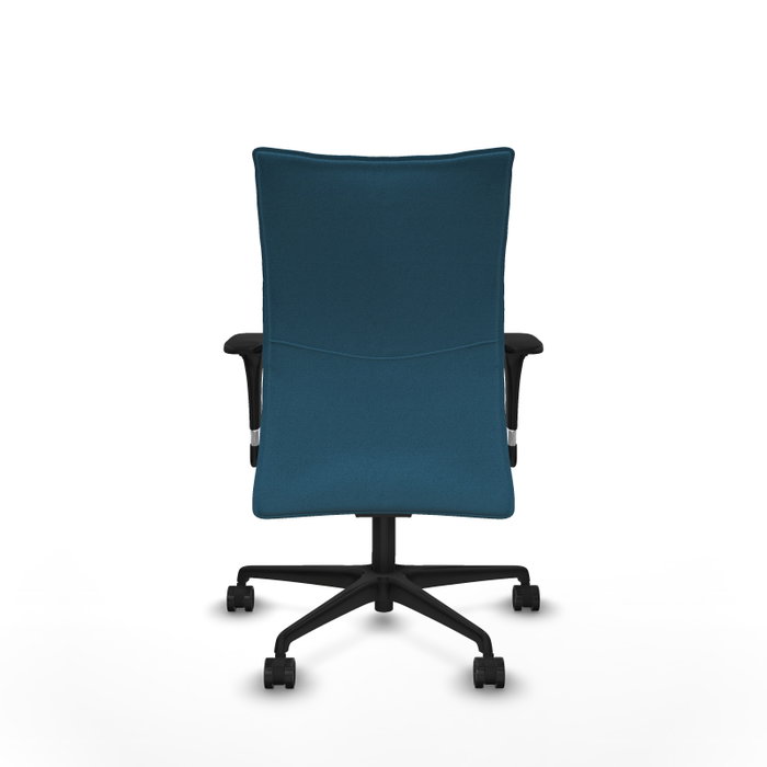 Piqueras Y Crespo Albacete Chaise de Bureau Executive, Vert Pétrole, Mécanisme Synchrone