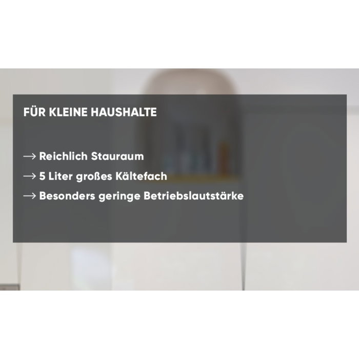 Severin KB 8877 Glacière avec compartiment de congélation, Blanc