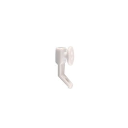 Cintacor Lot de 20 curseurs pour rail renforcé blanc