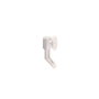 Cintacor Lot de 20 coulisses pour rail renforcé blanc