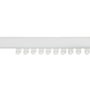 Cintacor Lot de 20 coulisses pour rail renforcé blanc