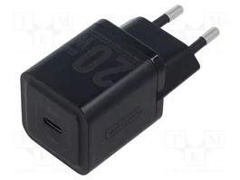 VENTION Chargeur USB noir USB C Power Delivery GaN 20W