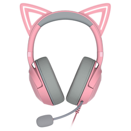 Razer RZ04-04730200-R3M1 - Casque Gaming Kraken Kitty V2 avec oreillettes chat RGB - Rose
