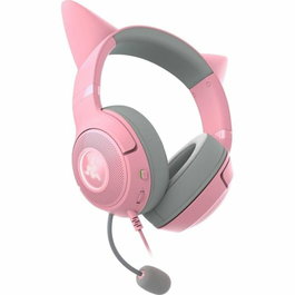 Razer RZ04-04730200-R3M1 - Casque Gaming Kraken Kitty V2 avec oreillettes chat RGB - Rose
