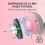 Razer RZ04-04730200-R3M1 - Casque Gaming Kraken Kitty V2 avec oreillettes chat RGB - Rose