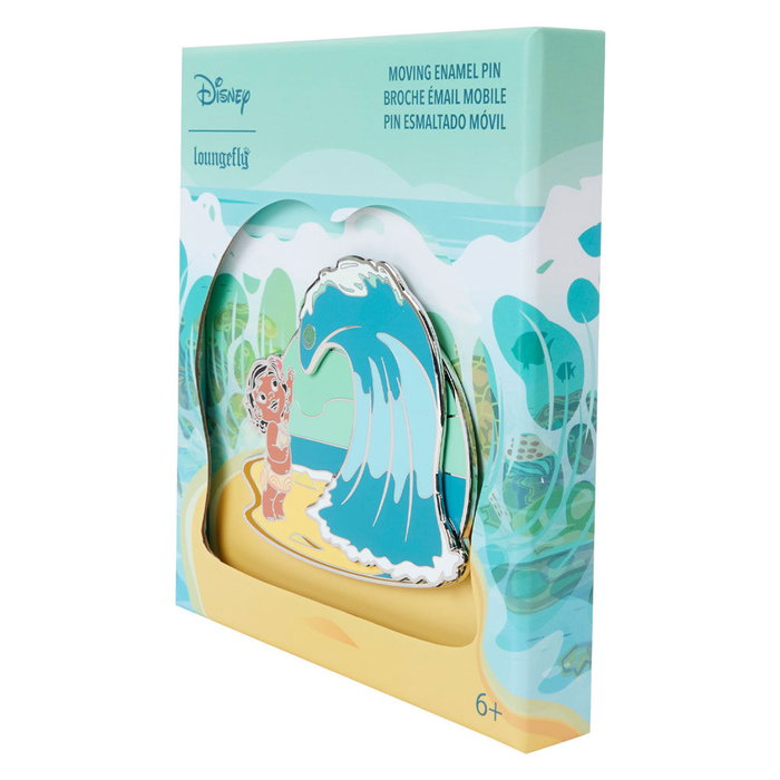 LOUNGEFLY Pin Ocean Waves Vaiana Moana Disney 7,5cm
