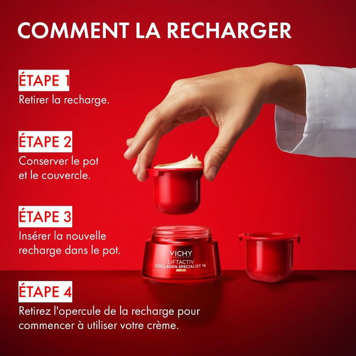 Vichy LIFTACTIV Collagen Specialist Crème de Jour SPF 50 Recharge 50ml Vichy LIFTACTIV Collagen Specialist Crème de Jour SPF 50 Recharge 50ml