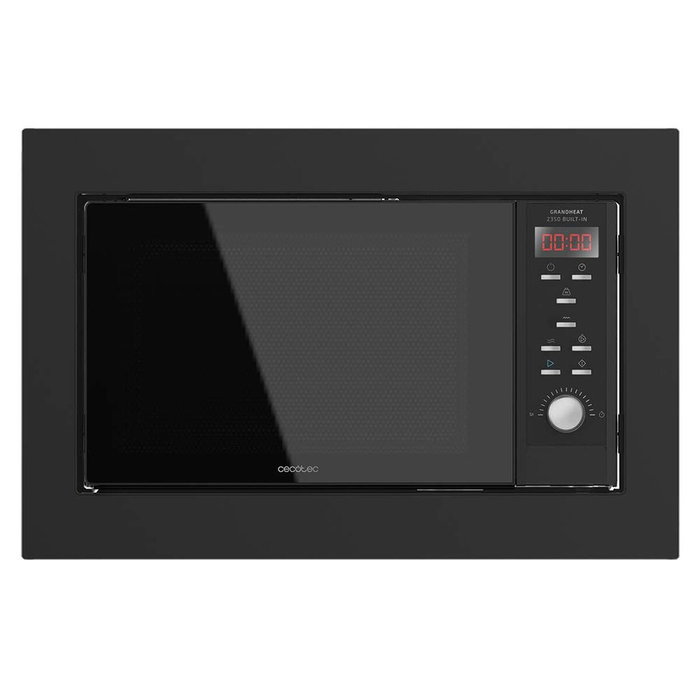 Cecotec GrandHeat 2350 Built-In Micro-ondes Encastrable 23 L Noir Cecotec GrandHeat 2350 Built-In Micro-ondes Encastrable 23 L Noir