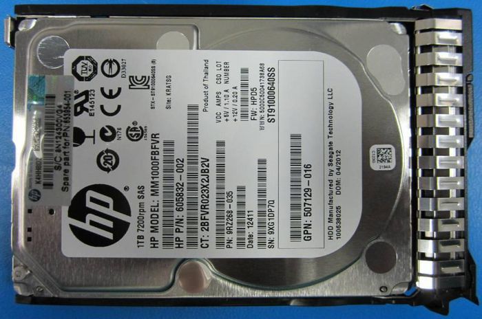 HP Hewlett Packard Enterprise 1 To SAS 7 200 tr/min 2,5 pouces SFF HP Hewlett Packard Enterprise 1 To SAS 7 200 tr/min 2,5 pouces SFF