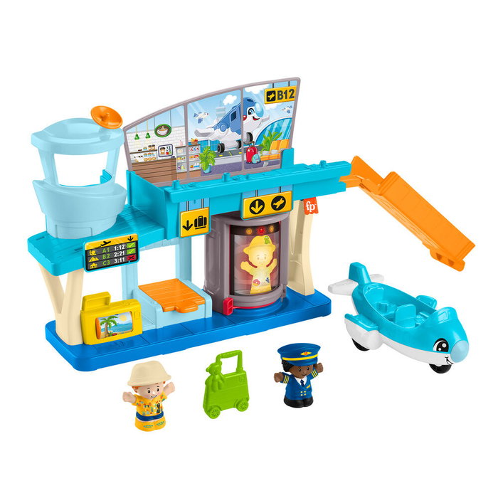 FISHER-PRICE Aeropuerto de Aventuras Diarias Little People Collector