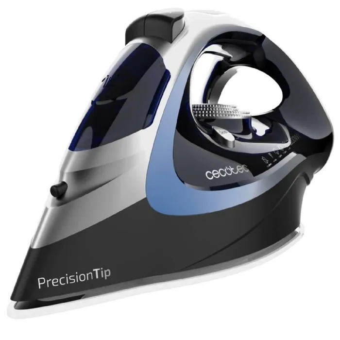 CECOTEC Fer à repasser IronHero 3200 Vital - 3200 W - Anti-calcaire - Jet vapeur 270 g/min - Noir/Inox