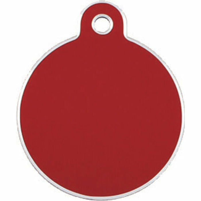 Plaque d'identification pour collier Imarc Circle Rouge