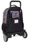 Safta - Mochila grande avec roues compacte Evolution Extension Monster High "Drama" 33 x 45 x 22 cm