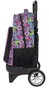 Safta - Mochila grande avec roues compacte Evolution Extension Monster High "Drama" 33 x 45 x 22 cm