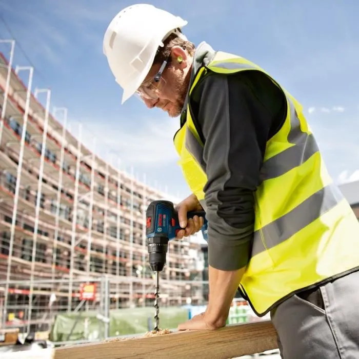 Bosch Professional Kit 2 outils sans fil : Visseuse à chocs-boulonneuse GDX 18V-200 et Perceuse à percussion GSB 18V-55 avec mallette L-CASE - 06019J2208