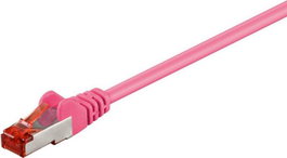MicroConnect Câble réseau CAT6 F/UTP 2m Rose