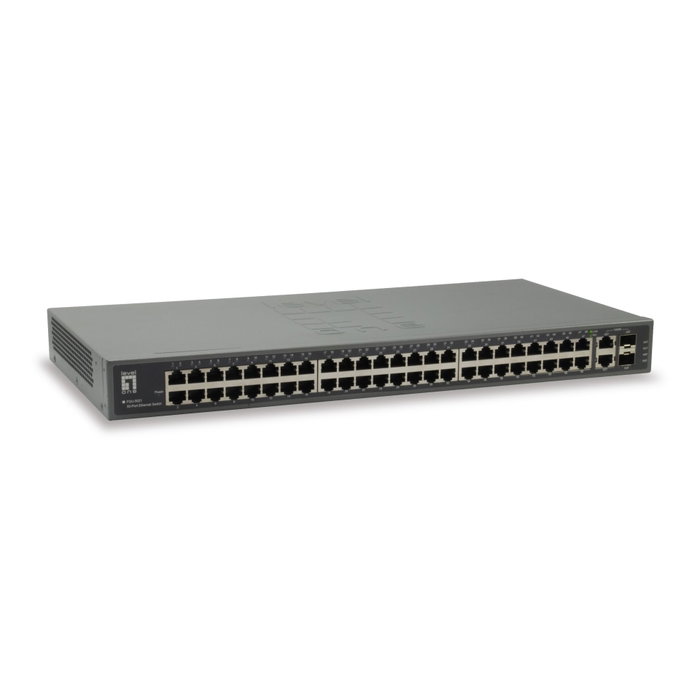 Level FGU-5021 Switch Fast Ethernet 50 ports, 2x Gigabit SFP/RJ45 Combo Level FGU-5021 Switch Fast Ethernet 50 ports, 2x Gigabit SFP/RJ45 Combo