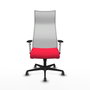 Piqueras y Crespo Chaise de Bureau Albacete Rouge et Blanche
