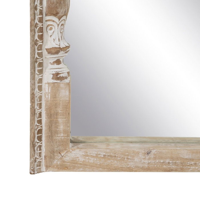 BigBuy Home Miroir sur Pied Blanc Naturel Vertical 76 x 7 x 176,5 cm BigBuy Home Miroir sur Pied Blanc Naturel Vertical 76 x 7 x 176,5 cm