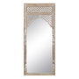 BigBuy Home Miroir sur Pied Blanc Naturel Vertical 76 x 7 x 176,5 cm