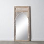 BigBuy Home Miroir sur Pied Blanc Naturel Vertical 76 x 7 x 176,5 cm