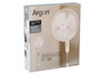 ARGON Ventilateur sur pied blanc avec boutons gris 45W