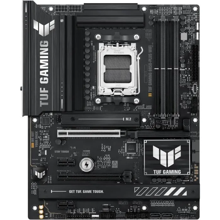 ASUS TUF GAMING B850-PLUS WiFi - Carte mère AMD B850, AM5, ATX, DDR5, Wi-Fi 7, 2.5 Gigabit Ethernet - Pour Ryzen 7000/8000/9000