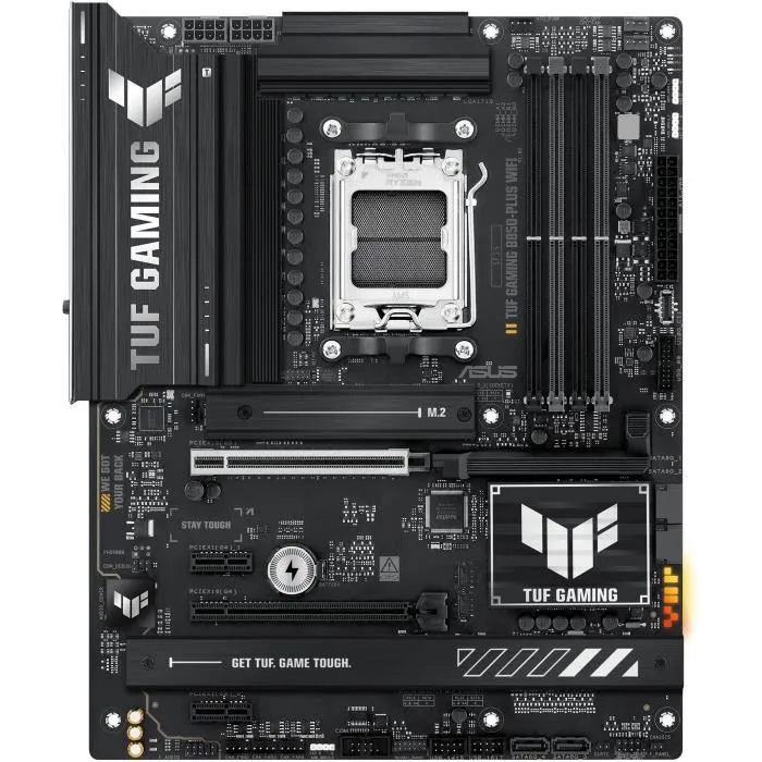 ASUS TUF GAMING B850-PLUS WiFi - Carte mère AMD B850, AM5, ATX, DDR5, Wi-Fi 7, 2.5 Gigabit Ethernet - Pour Ryzen 7000/8000/9000