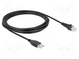 DELOCK Câble USB 2.0 vers RJ50, 3m, Noir