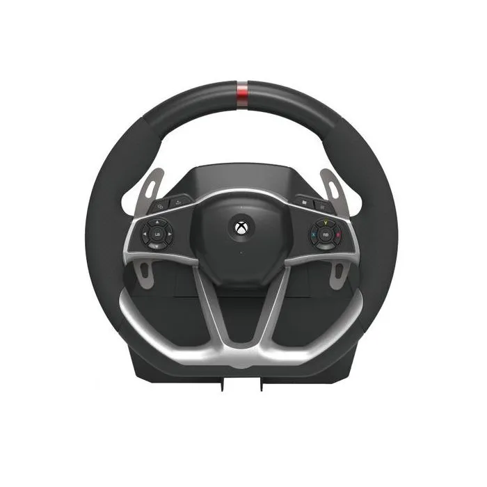 HORI - Volant de course DLX avec force feedback pour Xbox Series X/S, officiellement licencié Microsoft, avec pédales taille réelle et système de serrage robuste - Noir HORI - Volant de course DLX avec force feedback pour Xbox Series X/S, officiellement licencié Microsoft, avec pédales taille réelle et système de serrage robuste - Noir