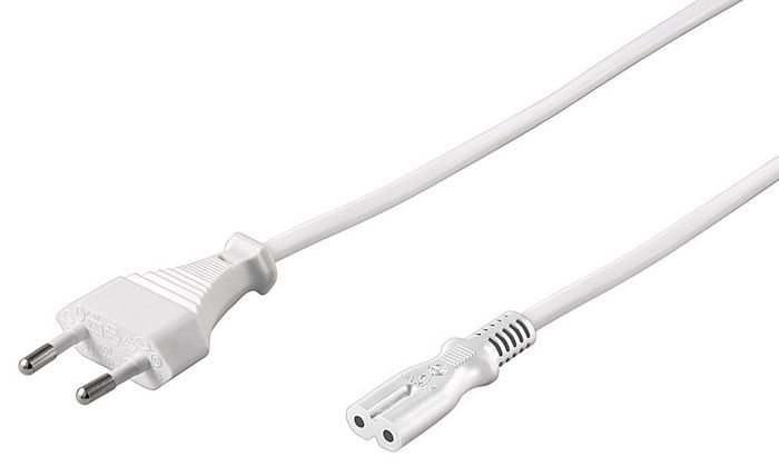 MicroConnect Cordon d'alimentation UE Type C vers C7, 0,5 m, Blanc MicroConnect Cordon d'alimentation UE Type C vers C7, 0,5 m, Blanc