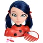 BANDAI - Tête à coiffer Miraculous Ladybug Rouge - Licence Miraculous - Pour enfant à partir de 4 ans