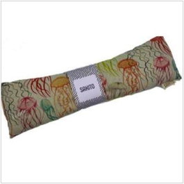 SAKITO Sac thermique cervical graines de blé et lavande motifs méduses 42x13 cm