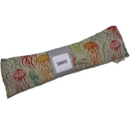 SAKITO Sac thermique cervical graines de blé et lavande motifs méduses 42x13 cm