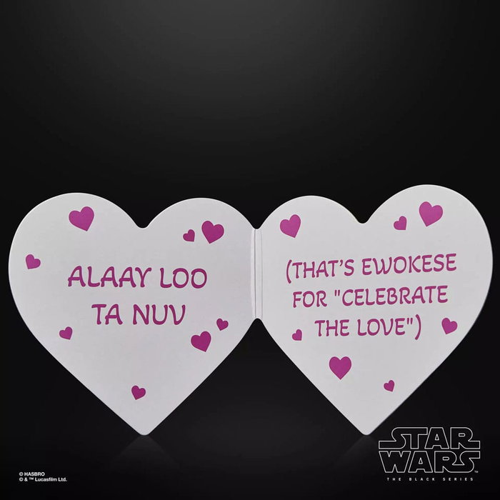 Star Wars Black Series figurine Ewok (Valentine’s Day Edition) 15 cm Star Wars Black Series figurine Ewok (Valentine’s Day Edition) 15 cm
