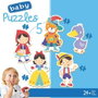 Educa Puzzle Baby Erase una vez - Contes populaires - 5 Puzzles - Langues : Espagnol, Anglais - À partir de 2 ans