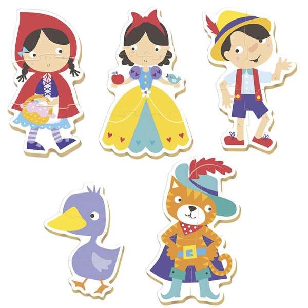 Educa Puzzle Baby Erase una vez - Contes populaires - 5 Puzzles - Langues : Espagnol, Anglais - À partir de 2 ans Educa Puzzle Baby Erase una vez - Contes populaires - 5 Puzzles - Langues : Espagnol, Anglais - À partir de 2 ans