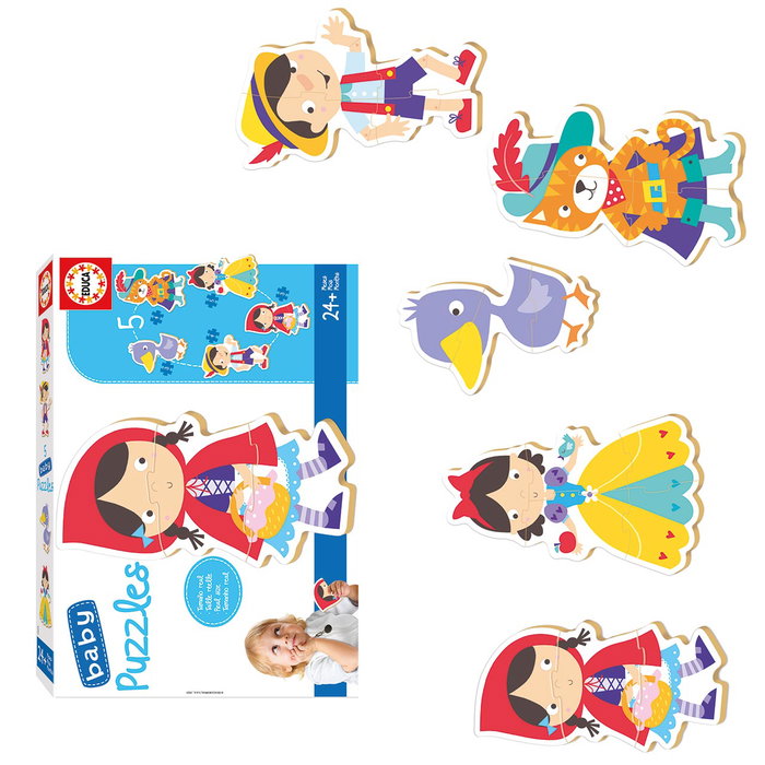 Educa Puzzle Baby Erase una vez (contes populaires) - 5 pièces