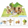 Jeujura Jeu de Construction Maison et Jardin - 135 Pièces