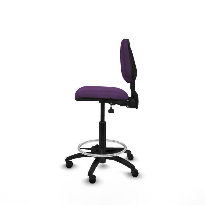 PIQUERAS Y CRESPO Tabouret Isso Asynchrone Tissu Pourpre Structure Polyamide Noire PIQUERAS Y CRESPO Tabouret Isso Asynchrone Tissu Pourpre Structure Polyamide Noire