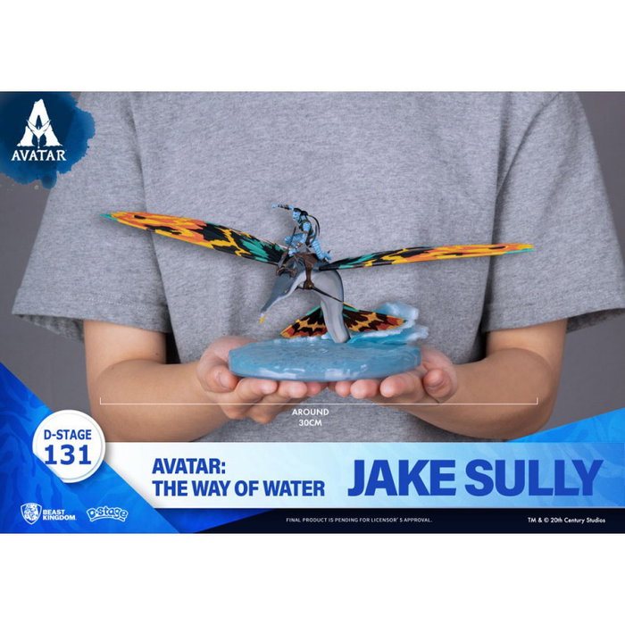 Beast Kingdom Dstage Figurine Avatar 2 Jake avec Skimwing PVC 30 cm