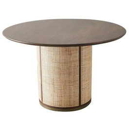 Table de Salle à Manger Home ESPRIT Bois de manguier 130 x 130 x 76 cm