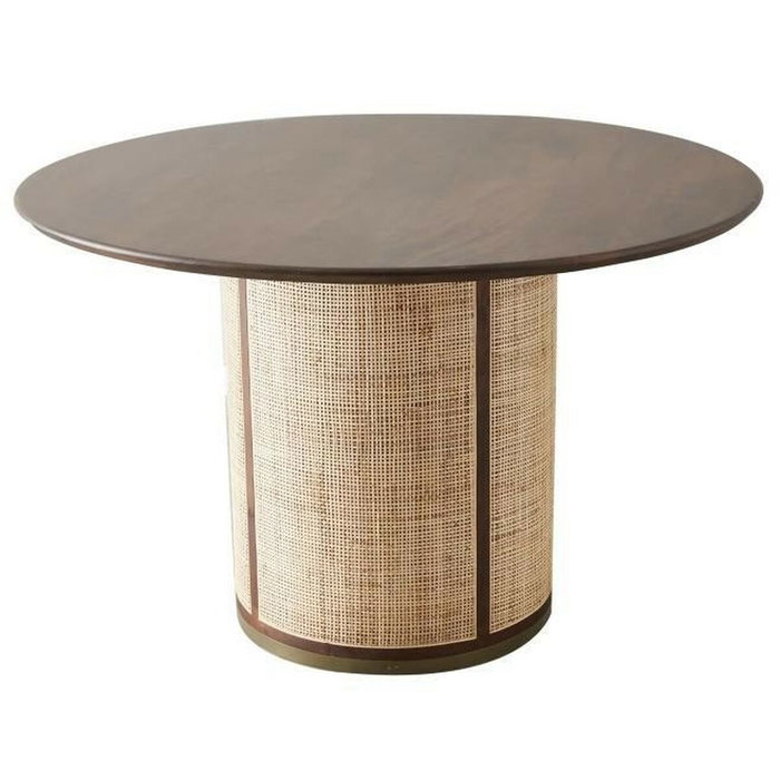 Table de Salle à Manger Home ESPRIT Bois de manguier 130 x 130 x 76 cm Table de Salle à Manger Home ESPRIT Bois de manguier 130 x 130 x 76 cm