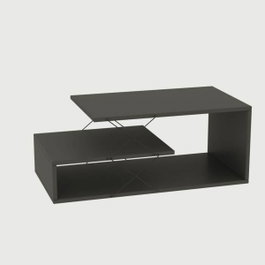 BigBuy Home Table basse Cayenne rectangulaire anthracite