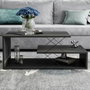 BigBuy Home Table basse Cayenne rectangulaire anthracite