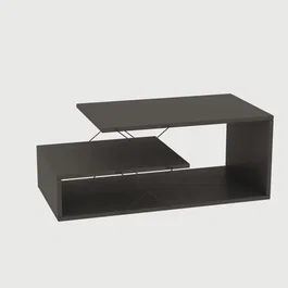 BigBuy Home Table basse Cayenne rectangulaire anthracite