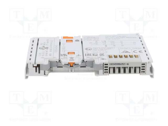 WAGO 750-652 Module d'automatisation de communication RS232 / RS422 / RS485 WAGO 750-652 Module d'automatisation de communication RS232 / RS422 / RS485